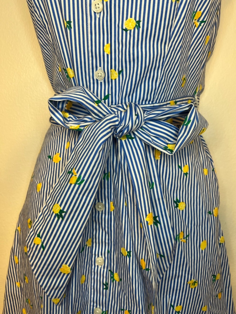 J. Crew Lemon Striped Dress - Picture 5 of 9